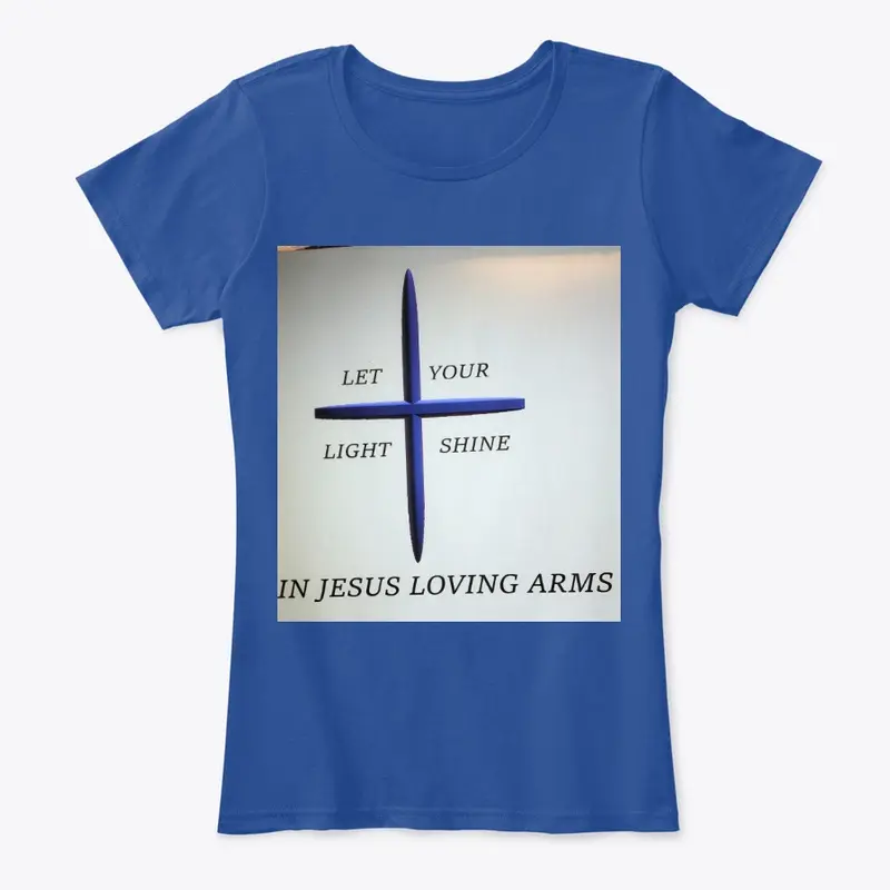 In Jesus loving arms 